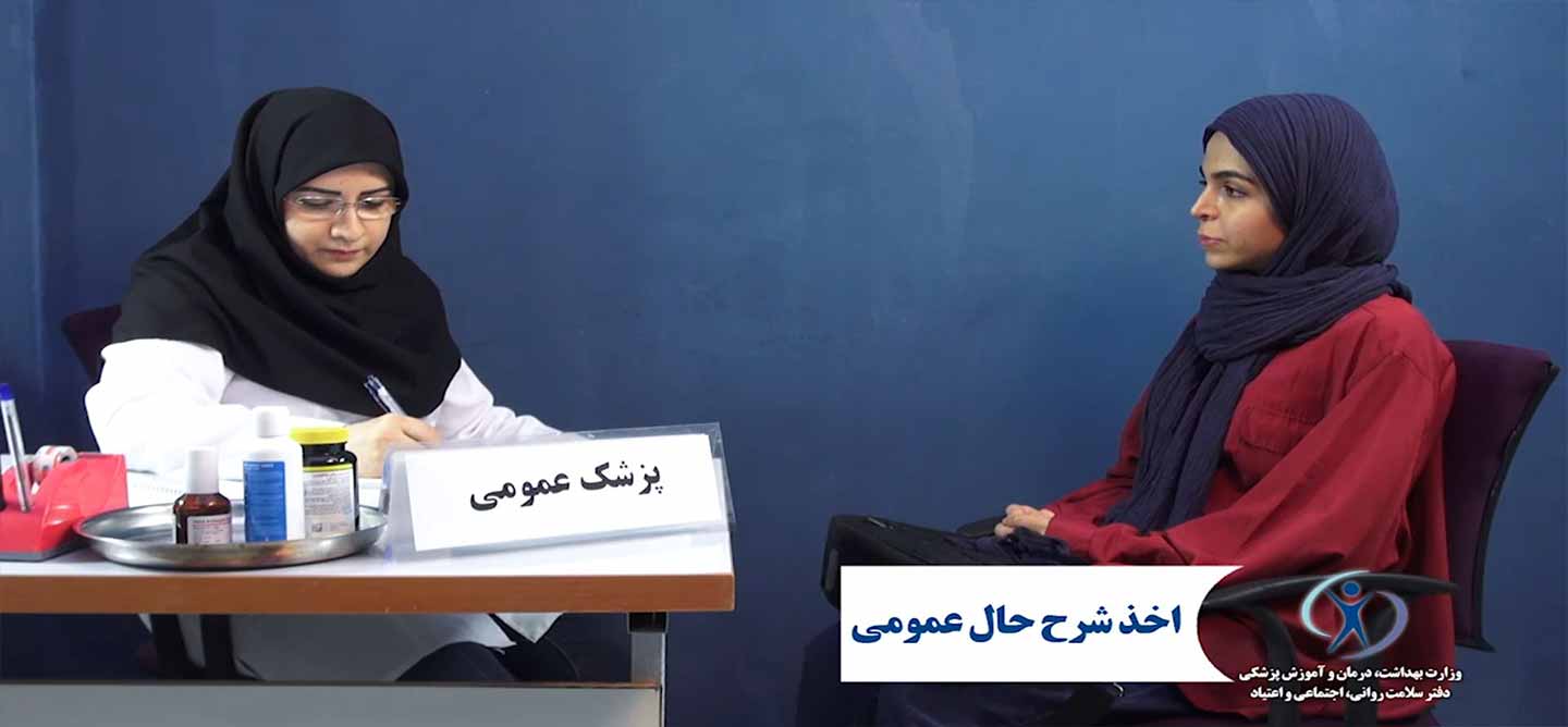 پزشک  و بیمار با افکار خودکشی با خطر پایین